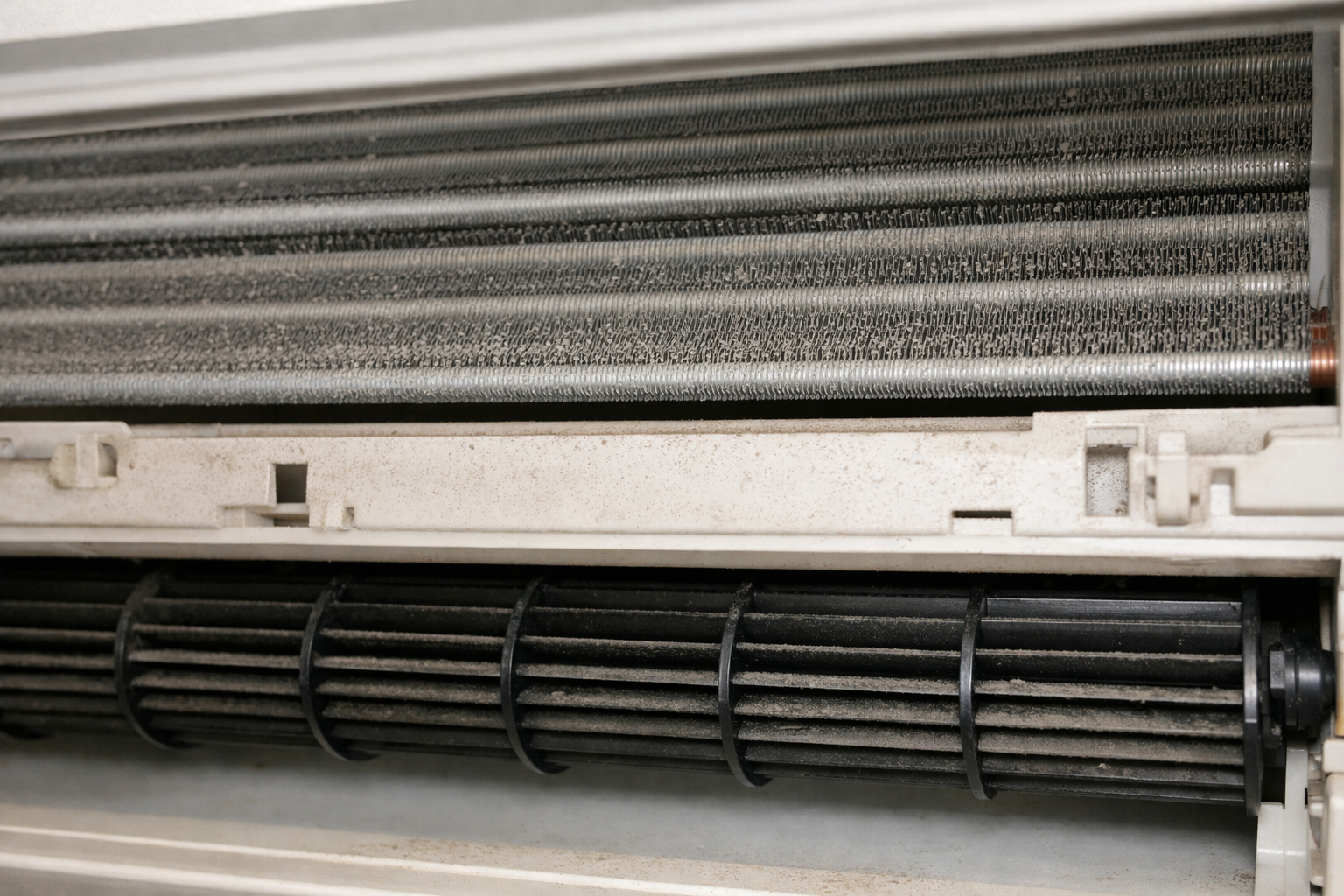 エアコン内部の軽い汚れ