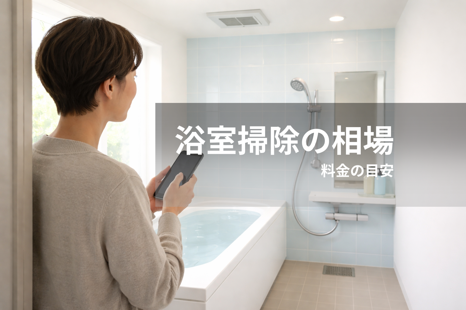 浴室クリーニングの相場はいくら？料金が妥当か判断する基準