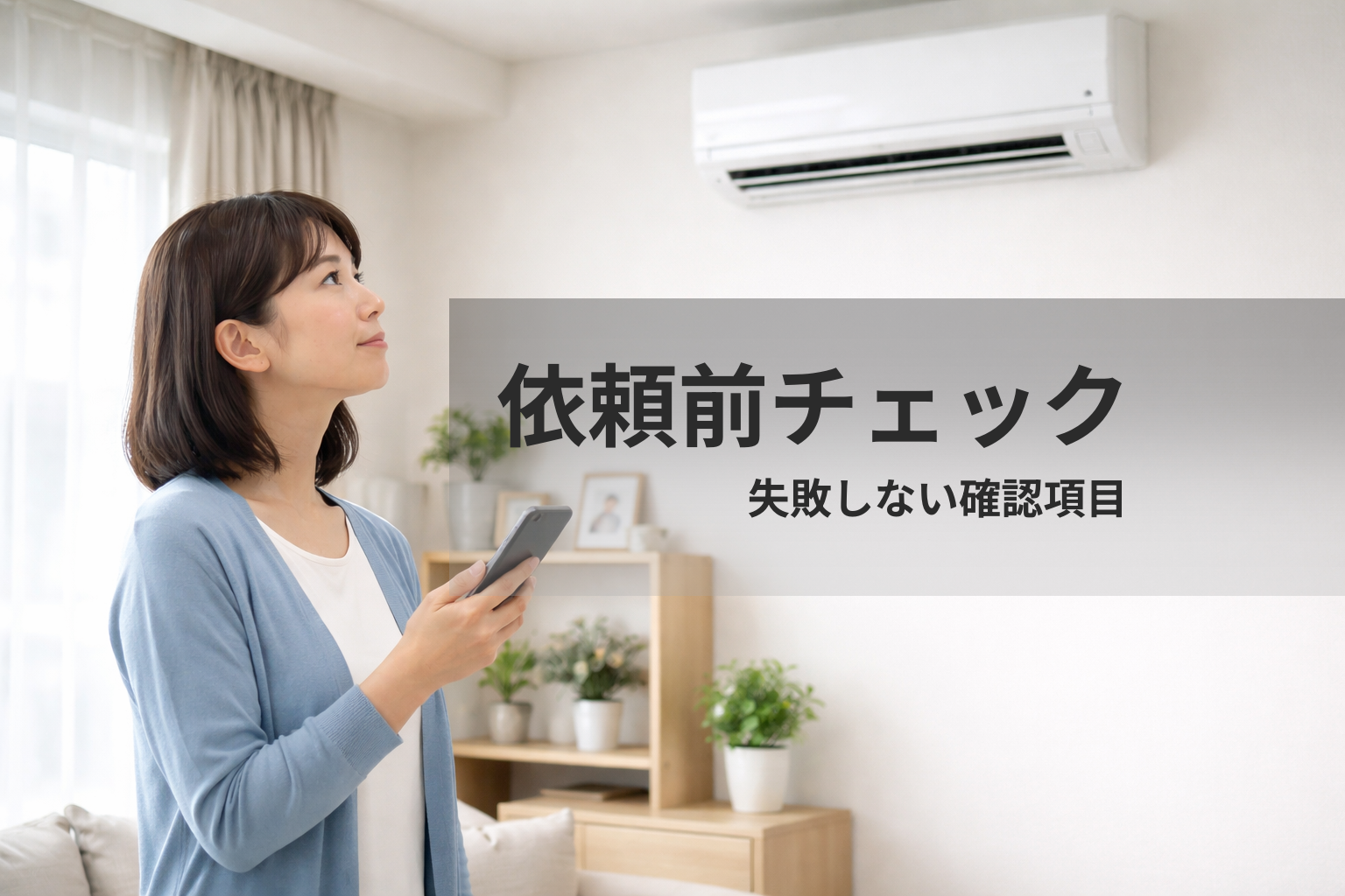 エアコンクリーニング依頼前チェックリスト｜料金・作業内容・保証の確認ポイント