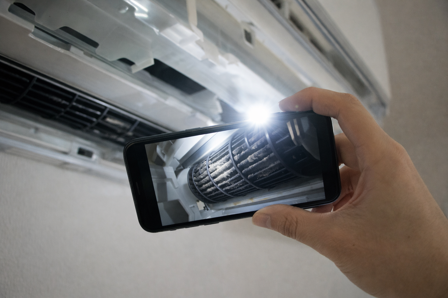 エアコンファンをスマホで確認する方法