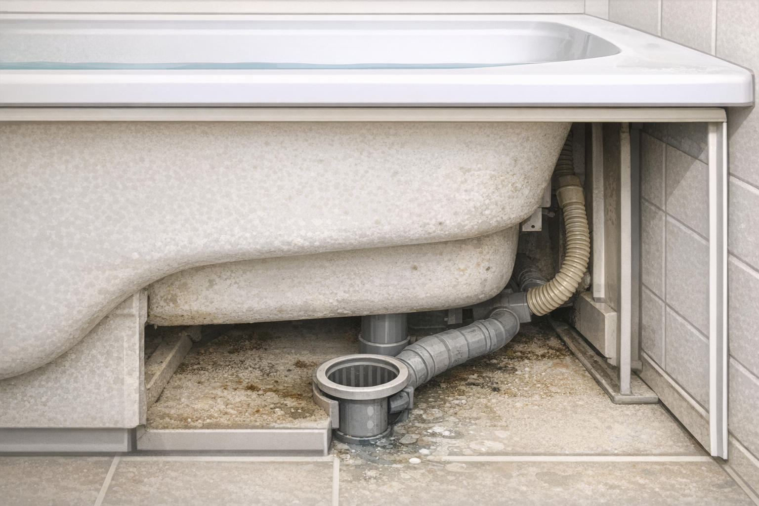 エプロン内部の実際の状態