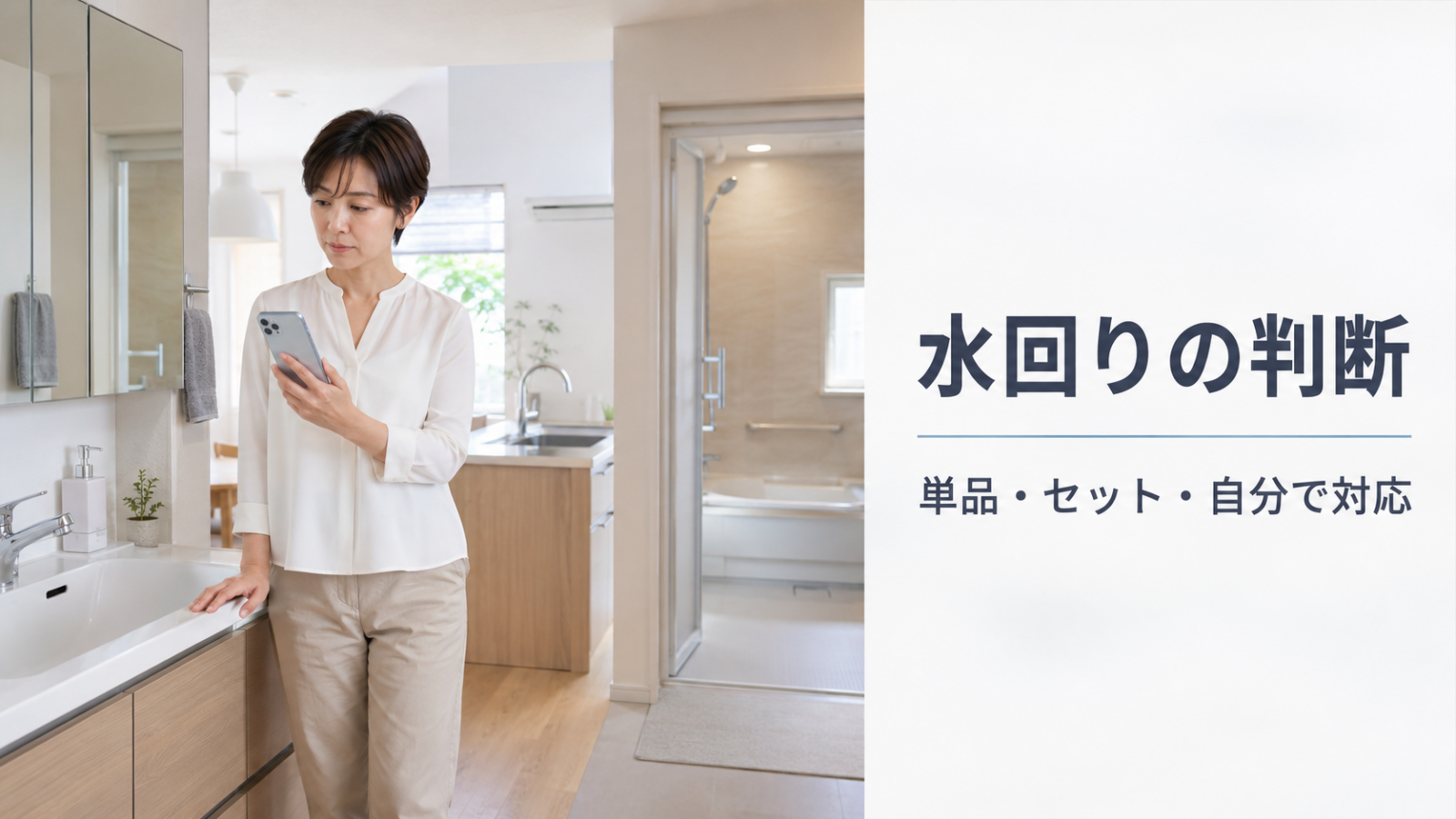 水回りクリーニングとは？対象範囲と判断基準