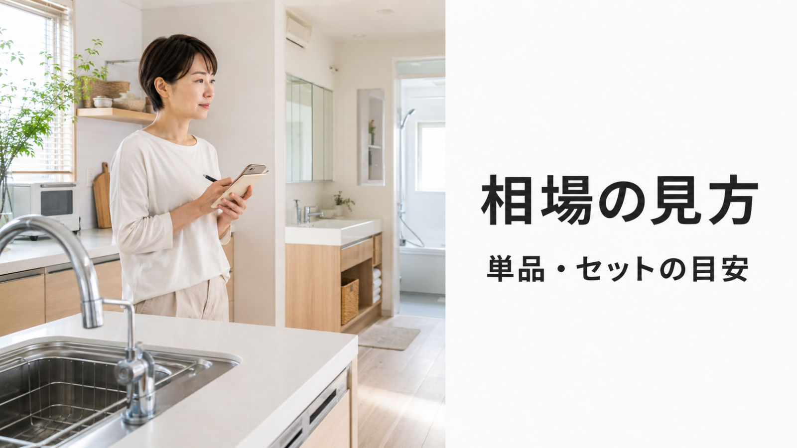 水回りクリーニングの相場はいくら？単品・セット料金と依頼判断の目安