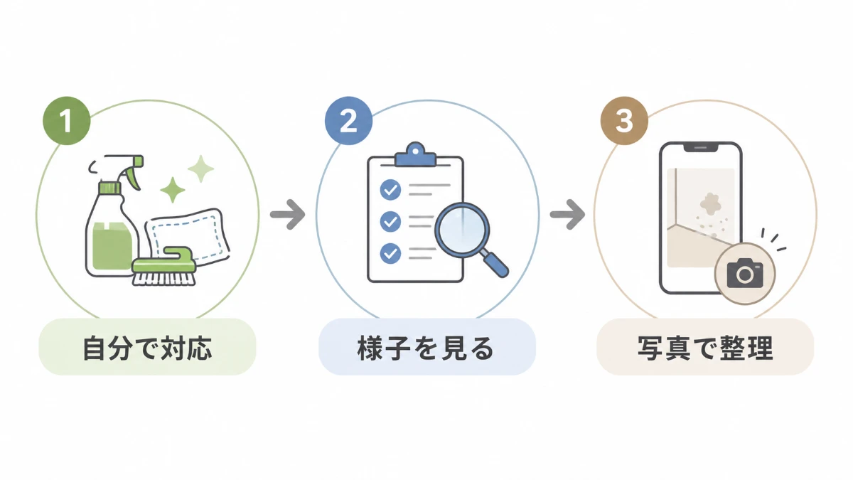 ハウスクリーニングを依頼するか判断する3ステップフロー