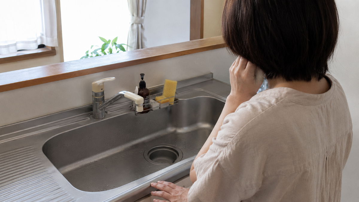 水回りクリーニングで必要な箇所を確認する住宅