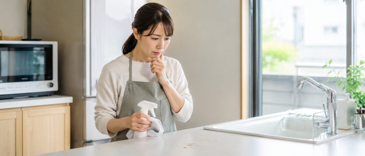 掃除前に自分で対応するか確認している生活場面