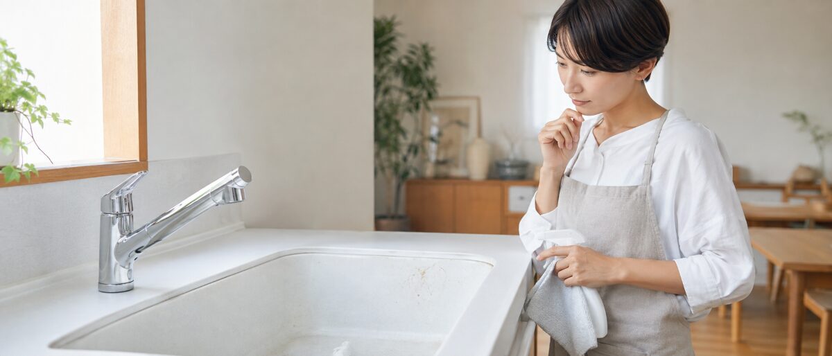掃除前に自分で対応するか確認している生活場面